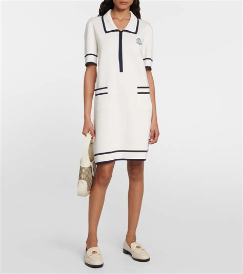 angela nguyen gucci|Gucci X Angela Nguyen Wool Polo Minidress .